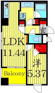 ロイジェントパークス錦糸町【5階】の間取り