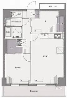 千石明穂ハイツ【3階】の間取り