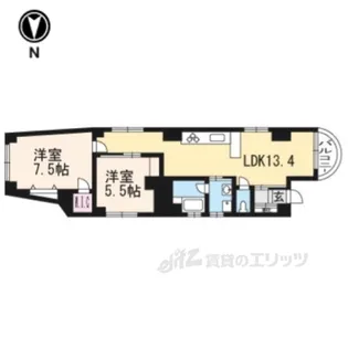 KusanOmiya【2階】の間取り