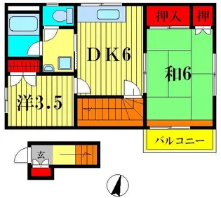 LCレジデンス【2階】の間取り