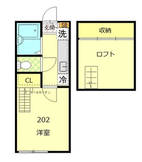 グランドール上北沢【2階】の間取り
