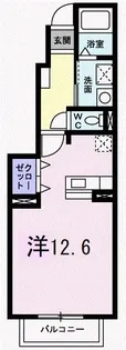 クリザンテーム【1階】の間取り