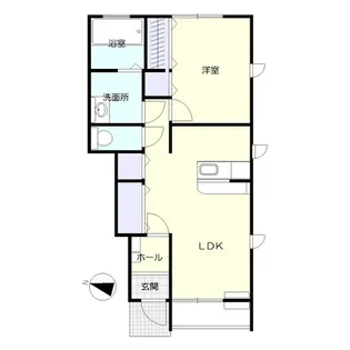 ラークシルティ【1階】の間取り