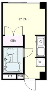 インスクリプション・ティ【2階】の間取り