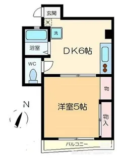 西亀有コーポ【2階】の間取り