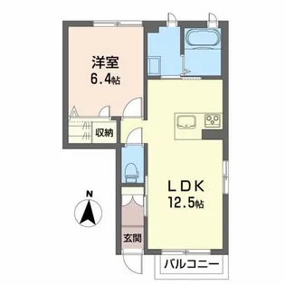 シャーメゾン ドゥ フルール【1階】の間取り