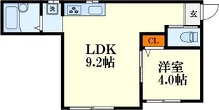 Sunny昭和町【1階】の間取り