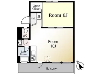 越谷団地【1階】の間取り