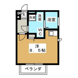 グリーンヒルズ【2階】の間取り