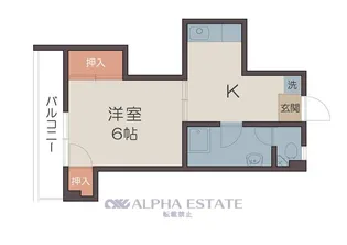 KS高麗【2階】の間取り