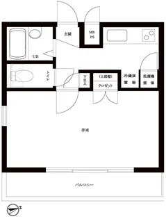 ルーブル中馬込壱番館【5階】の間取り