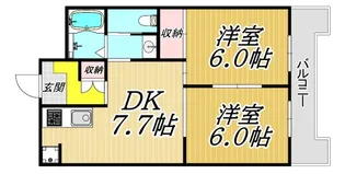 ハイツ山手【3階】の間取り