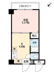 リーヴェルステージ横浜西【1階】の間取り
