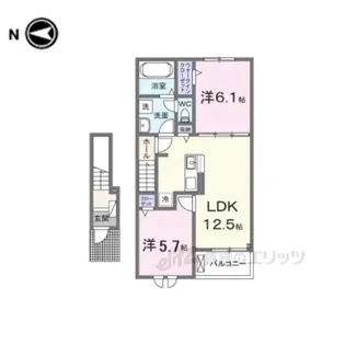 アルデバラン【2階】の間取り
