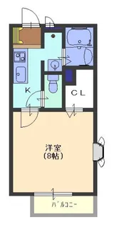 ソレジオ対中【1階】の間取り