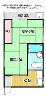 パレス安西【4階】の間取り