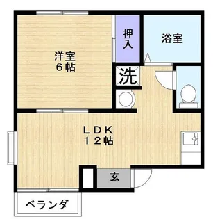 メゾネット本山【2階】の間取り