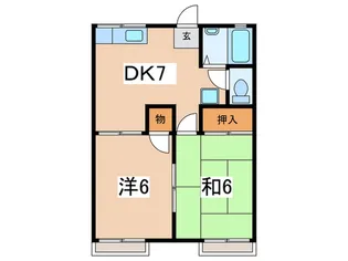 グランデュ-ル高橋【2階】の間取り