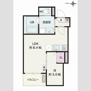 Jack miyukihommachiI【2階】の間取り