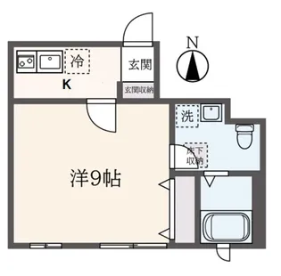 メゾンクレールII【1階】の間取り