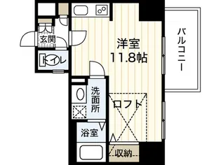 KatayamaBLDG26【9階】の間取り