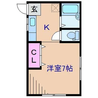 サンライフ篠原【2階】の間取り