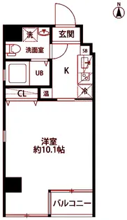 横浜ウエストレジデンス【6階】の間取り