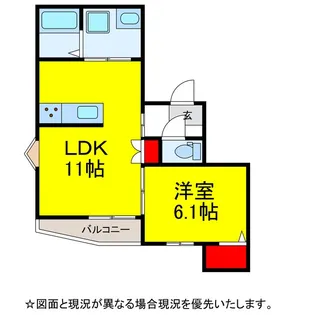 CoCoBASE【2階】の間取り