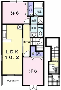 サンリット ヒルI【2階】の間取り