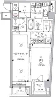 GENOVIA北池袋skygarden【1階】の間取り