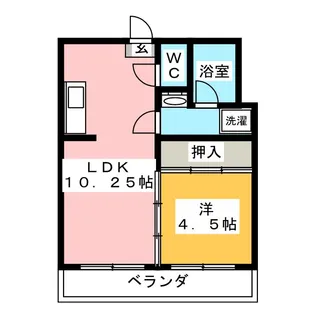 鈴鹿ハイツ野瀬ビル【2階】の間取り