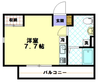 マジェスティ天満【3階】の間取り