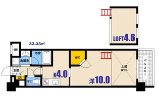 Luck stage庚午南【3階】の間取り