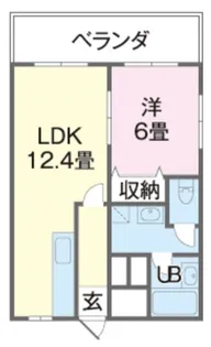 沖ハウス(O)【2階】の間取り