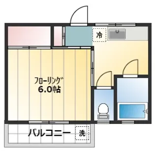 ハイツ英静【1階】の間取り