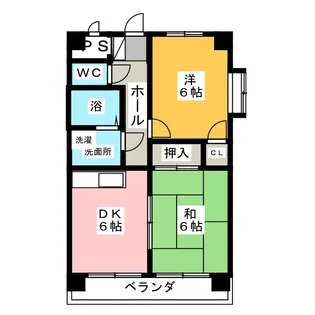 アクシスコート【2階】の間取り