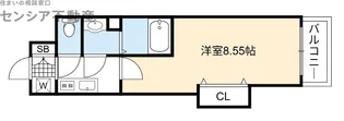 Luxe都島II【6階】の間取り