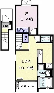 アリーヴィオIIIサウス【2階】の間取り