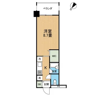 ディアコートHY1【3階】の間取り