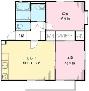 グランドゥール【2階】の間取り