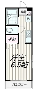 ロイヤルハマ【1階】の間取り