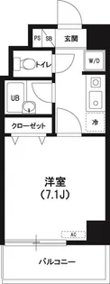 ヴィラクリヤマ【6階】の間取り