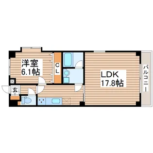 ル・セザンヌ【3階】の間取り