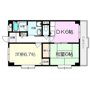 ヴェルテスIKEMOTO【4階】の間取り