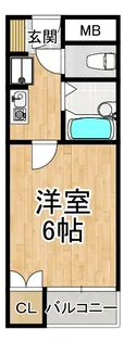 RX富田林【4階】の間取り