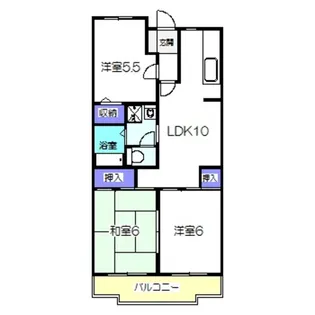 メゾン・M・香ケ丘【3階】の間取り