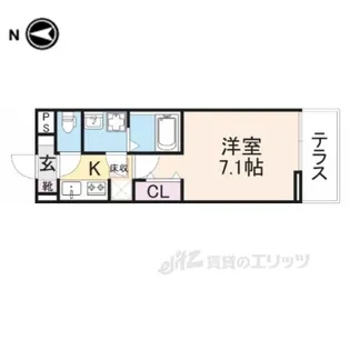 ラ・ステラ学園前【1階】の間取り