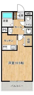 ウイングス7番館【3階】の間取り