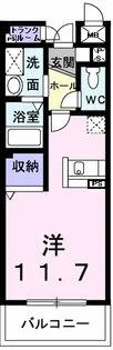 アライブF III【2階】の間取り