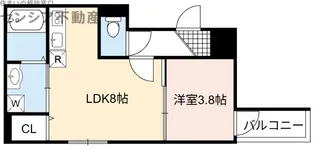 サンフィールロジェ大阪城公園【3階】の間取り